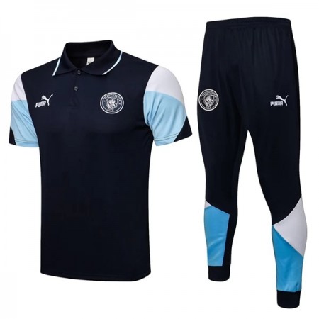 Manchester City Tränings Polo 2022-23 Blå